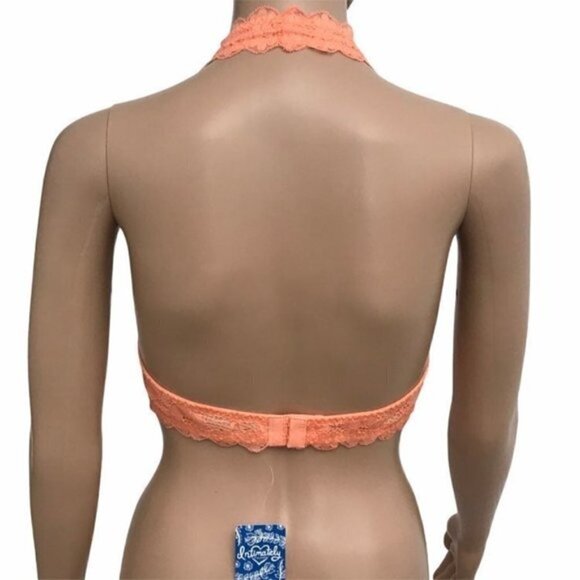 Free People Galloon Lace V-neck Halter Bralette - Picture 5 of 12